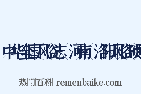 中华全国风俗志·河南·洛阳风俗琐录是什么意思的图片